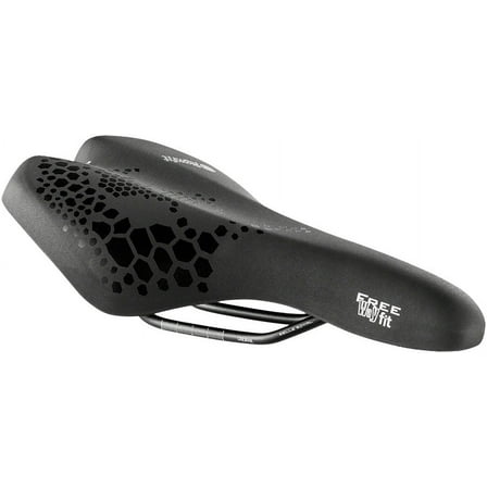 Selle Royal Freeway Fit Saddle - Steel, Black, Athletic