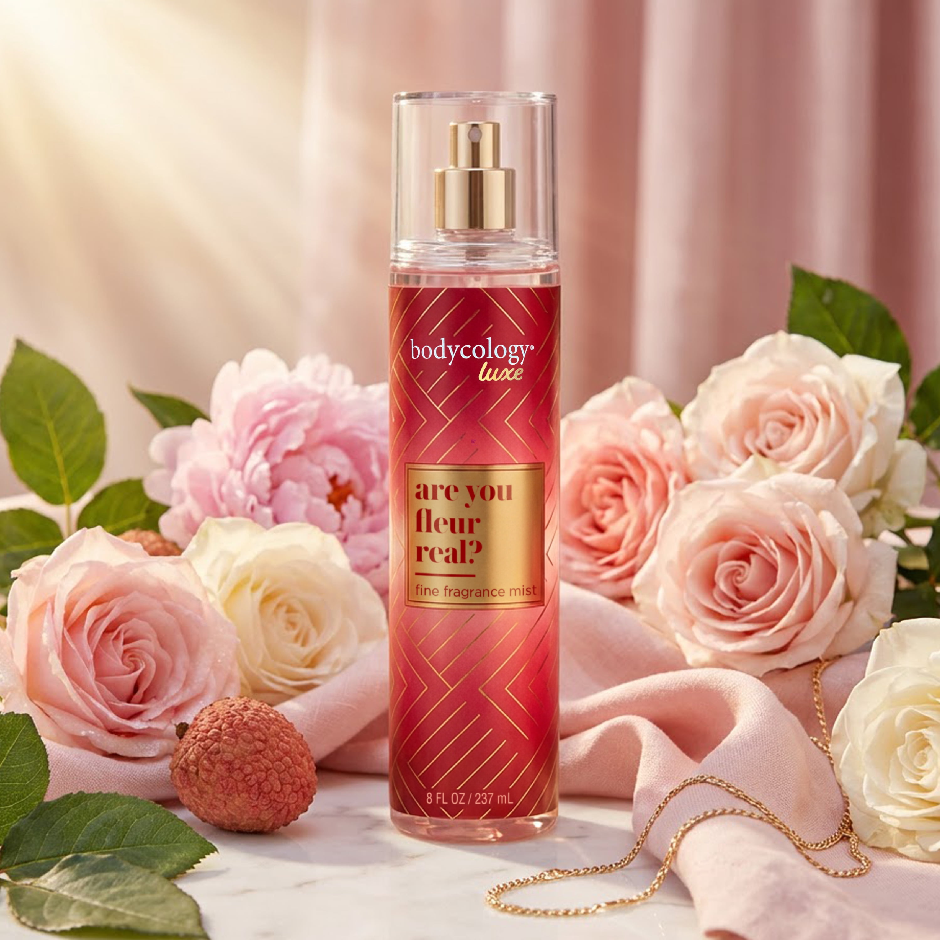 Bodycology Luxe Fragrance Body Mist, Are You Fleur Real, 8 fl oz