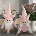 thumbnail image 7 of JilgTeok Home EssentialGnomes Plush Decorations, Plush Gnomes Doll, Pink Elf with Love Heart, Gnome Xmas Decoration Doll, Valentine's Day Ornaments & Gifts(5.70*3.74*12.59in), 7 of 7