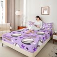 thumbnail image 3 of Erosebridal Girls Sport Baseball Full Size Sheets 4-Piece,Ball Gamer Bed Sheets for Kids Teens,Luxury Bedroom Decor, 3 of 5