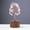 Pink, variant on 1pcs Gemstone Crystal Tree of Life,Feng Shui Gift Bonsai Money Tree,Home Decor for Luck and Wealth 8.66"-9.05"，Rainbow Fluorite (7 tree stumps)