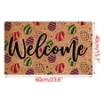thumbnail image 3 of WSBDENLK Welcome Mats for Outside Clearance Easter Doormat Easter Eggs Entryway Front Porch Rugs Anti-Skid Bottom Floor Indoor Outdoor Carpet for Home Patio Door Mats/Outdoor Welcome Mats, 3 of 7
