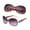 Red, variant on WTOBBY Women's Retro Plastic Sunglasses for Summer, Vintage Cat Eye UV400 Protection Shades, Fashion Oval Frame Eyewear with Gradient Lenses,Black
