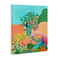 thumbnail image 2 of Stupell Industries Eclectic Peacocks in Dotted Meadow Canvas Art, 36 x 48, by Nabeela Rumi, 2 of 8