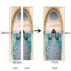 thumbnail image 3 of 77x200cm Hujing HUANG Xia Etiqueta de la puerta Efecto trompe l'oeil Mural interior 3D Pegatinas de PVC para decoración de paredes Sala de estar Cocina Dormitorio Baño Papel tapiz, 3 of 5