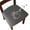 Dark gray, variant on 1/2/4/6pcs Solid Color Chair Seat Cover For Dining Room Kitchen Waterproof Removable Washable Seat Cushion Protector Slipcovers
