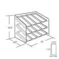 thumbnail image 3 of Three-Tier 12 Compartment Display, 4-Comp per Tier. Dimensions: 12"W x 8.5"D x 10.5"H, 3 of 6