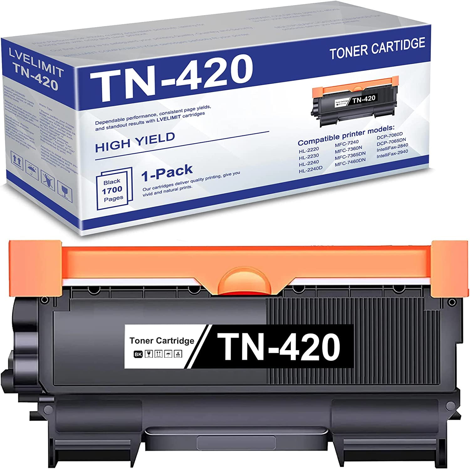 TN420 Toner Cartridge Replacement for Brother MFC7360N Printer Toner
