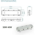 thumbnail image 2 of Chiuer 2FT 30W LED Explosion Proof Light 100-277V 4200LM 5000K Class I Division 2, 2 of 5