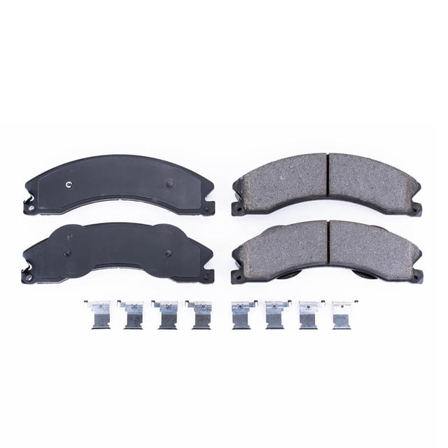 Power Stop Brake Pad 17-1411 Z17 Evolution; FMSI Number D1411; Ceramic Brake Pads; Set Of 4; With Stainless Steel Hardware