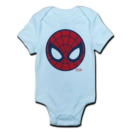 

CafePress - Spider Man Icon - Baby Light Bodysuit