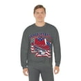 thumbnail image 6 of America Flag Cowboy Skull Unisex Heavy Blend™ Crewneck Sweatshirt, 6 of 9