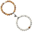 thumbnail image 1 of TopLLC Matching Couple Bracelets Healing Crystal Bracelets For Couples on Clearance, 1 of 9