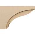 thumbnail image 3 of 11"W x 33"D x 22"H Classic Helena Rough Cedar Woodgrain TimberThane Corbel, Primed Tan, 3 of 6