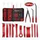thumbnail image 2 of Kit de herramientas Plasticas 19 piezas BLOSOOM Quita Grapas Molduras Negro Con rojo, 2 of 4