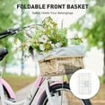 thumbnail image 6 of VIRIBUS Adult Trike 24 Inch 7 Speed Bike w Adjustable Seat 2 Baskets Pink White, 6 of 10
