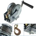 thumbnail image 5 of findmall 1200lbs Heavy Duty Hand Winch Boat Winch with 10m 32ft Steel Cable for Boat Trailer or ATV, 5 of 5