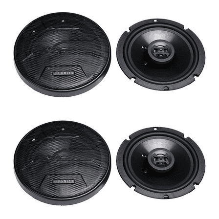Hifonics Zeus ZS65CXS 6.5 Inch 3 Way 300W Shallow Coaxial Speakers, 2 Pack