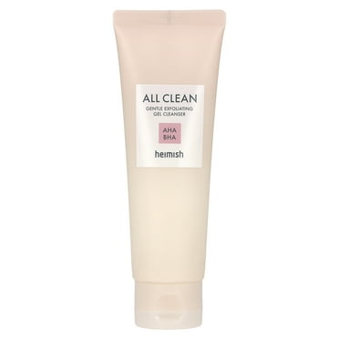 Heimish All Clean, Gentle Exfoliating Gel Cleanser, AHA BHA, 4.39 fl oz (130 ml)