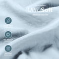 thumbnail image 3 of Bare Home Washed Sheet Set - Premium 1800 Collection - Deep Pocket - 4 Piece - Queen, Summer Sky, 3 of 8