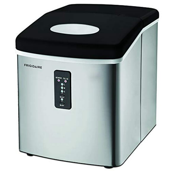 Frigidaire EFIC103 Ice Maker Machine Heavy Duty, Large Stainless Steel