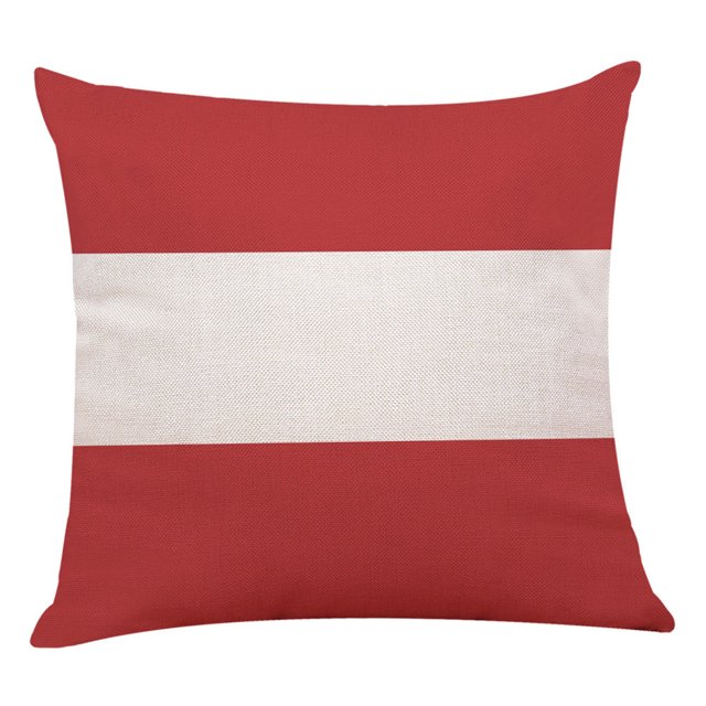 Outfmvch Pillow Case Home Decor Cushion Cover Red Geometric Throw Pillowcase Pillow Covers