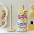 thumbnail image 3 of Natural Wood Hair Accessory Stand for Storefront Displays Wooden Bracelet Holder, 3 of 12