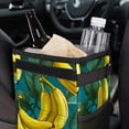 thumbnail image 6 of Banana Foldable Car Trash Bin with Lid, Leak-proof Hanging Storage Bag - Mini Trash Can for Car, 6 of 6