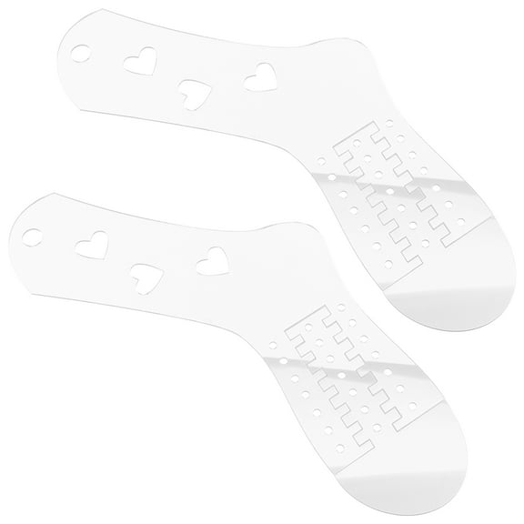 Raindrops 2 Pcs Sock Blocking Knitters Model Easy to Store Blockers Space-saving