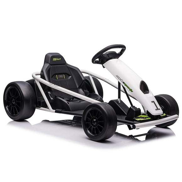 24 V Powered Ride-On Toy Go Kart with Music and Horn