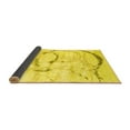 thumbnail image 2 of Ahgly Company Indoor Rectangle Abstract Yellow Contemporary Area Rugs, 8' x 10', 2 of 4