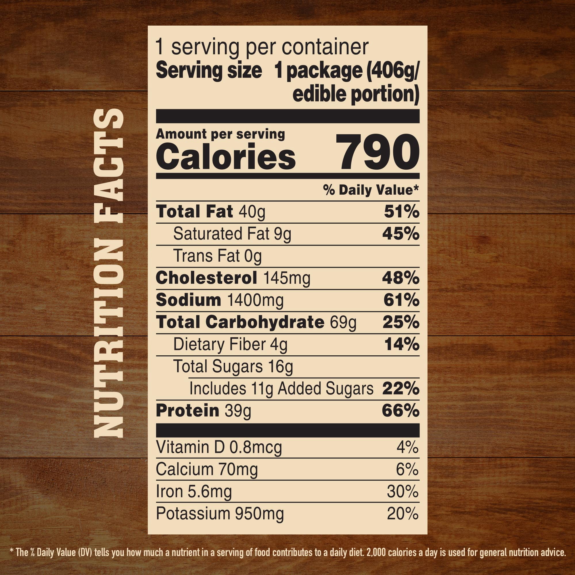Hungry-Man Selects Classic Fried Chicken, 39g Protein, Frozen Meal, 16 oz.