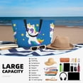 thumbnail image 5 of Hirioo Cool Unicorn Star Golden for Large Capacity Beach Travel Bag for Women Men Foldable Beach Bags, Ideal for Travel, Beach, Pool, Picnic, and Family Outings, 5 of 7