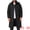 Black, variant on DARING DIVA Men's Full-Zip Detachable Hooded Long Quilted Puffer Jacket S Black
