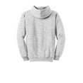 thumbnail image 2 of Port & Company PC90HT Mens Essential Fleece Pullover Hooded Sweatshirt, Ash - Extra Large Tall, 2 of 4