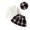White, variant on YWIYIUD Toddler Baby Girl Outfits Three Piece Long Sleeve Ribbed Tops Bow Mini Skirts Set with Hats for Baby InfantKnit Plaid Dress Sets Warm Outfit for Girls Fall Winter Clothes 12-18 Months