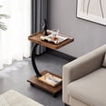 thumbnail image 2 of Studyset Small Standing Desk, Adjustable Height C Shaped Mobile Stand Up Desk, Over Bed Table With Wheels, Hospital Table Laptop Stand Drawing Desk For Home Living Room, 2 of 9