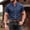 Dark Blue, variant on Denim Shirt Men Short Sleeve Button Down Jean Shirts Muti Pocket Western Soft Work Shirt Casual Cowboy with Comfortable Light Blue