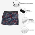 thumbnail image 4 of KLL Cool Red Off-Road Vehicle Men's Cotton Boxer Briefs Underwear-Medium, 4 of 8