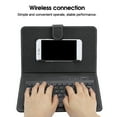 thumbnail image 4 of Mobile Phone Keyboard, Black Wireless Spanish Keyboard, For Spanish For 4.5-6.8in Mobile Phone, 4 of 8