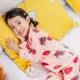 thumbnail image 3 of Sujetadores cálidos de invierno con forro polar y grueso para niños, ropa para el hogar, conjunto de chaqueta y pantalones de otoño para niños y niñas, 3 of 5