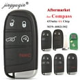 thumbnail image 2 of Jingyuqin Aftermarket Smart Remote Key 433mhz 4A Keyless for Jeep Renegade Compass C-CUV Trailhawk SIP22 M3N-40821302 68250335AB, 2 of 7