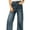 Real Teal, variant on DOKOTOO Women's Wide Leg Jeans High Waisted Vintage Stretchy Loose Denim Pants with Big Pockets