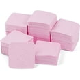 thumbnail image 1 of Paquete de 200 toallitas para uñas sin pelusa, toallitas cuadradas de celulosa para uñas, toallitas para preparación y acabado de uñas, esmalte de uñas de gel UV (rosa) Sincero Electrónica, 1 of 5