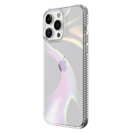 onn. Phone Case for iPhone 14 Pro Max - Iridescent Illusion