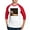 Red/White, variant on CafePress - Glitter Pumpkin - Cotton Baseball Jersey, 3/4 Raglan Sleeve Shirt