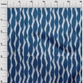 thumbnail image 2 of oneOone Organic Cotton Poplin Twill Fabric Abstract Stripe Ikat Print Fabric By Yard 42 Inch Wide, 2 of 4