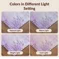 thumbnail image 7 of Design&I 3'x5' Ultra Soft Throw Mat, Dorm Boho Purple Vintage Patchwork Pastel Scroll Frame None Fluffy Washable Easy Care Indoor rug for Bedside Hallway, 7 of 7