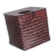 thumbnail image 1 of Caja de pañuelos faciales de papel cuadrada tejida moderna - para baño café, 1 of 7