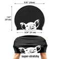 thumbnail image 3 of WIRESTER Black Silicone Swim Cap for Women Men Adults Kids Boys Girls, Silicone Waterproof Swimming and Bathing Caps for Long and Short Hair - Black (Baby Pig), 3 of 7